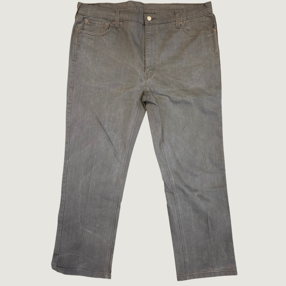 Levis 541 Athletic Taper Charcoal Gray Jeans Mens W42 L30 Water Less Denim